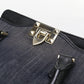 Valentino 2WAYTote Bag shoulder bag Rock studs denim black Women