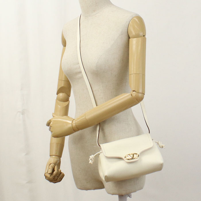 Valentino Shoulder Bag leather white Women