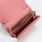 Valentino Rock studs Chain wallet leather pink Women