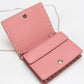 Valentino Rock studs Chain wallet leather pink Women