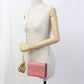 Valentino Rock studs Chain wallet leather pink Women