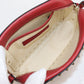Valentino Rock studs Diagonal shoulder bag leather Red Women