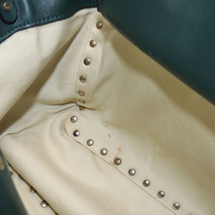 Valentino 2WAY Tote Bag leather green Women