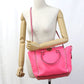 Valentino 2WAY Rock studs Tote Bag leather pink Women