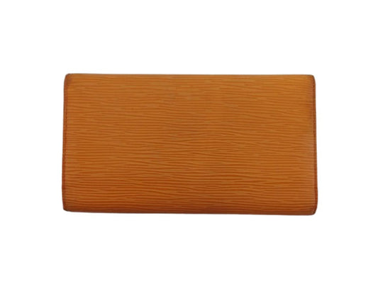 LOUIS VUITTON Long Wallet Purse M6228H Orange Porte Tresor