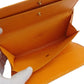 LOUIS VUITTON Long Wallet Purse M6228H Orange Porte Tresor