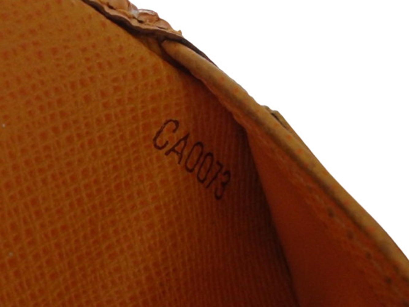 LOUIS VUITTON Long Wallet Purse M6228H Orange Porte Tresor