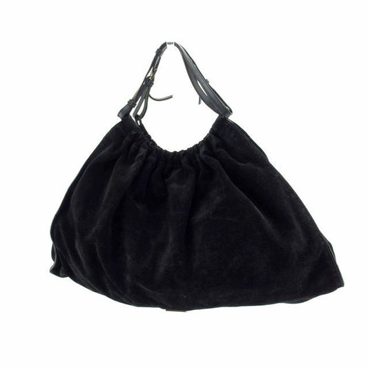 GUCCI Tote Bag GG canvas Black x Black Silver